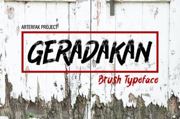 Geradakan Font