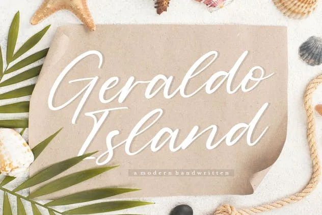 Geraldo Island YH - Luxury Handwritten Font