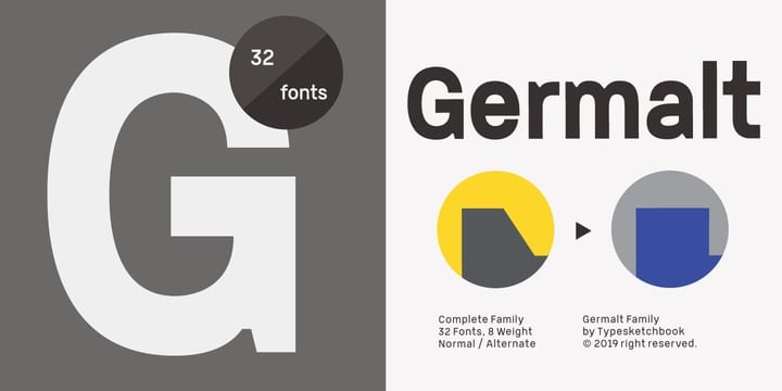 Germalt Font Families