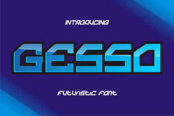 Gesso Display Font