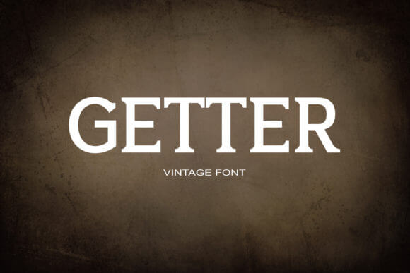 Getter Font