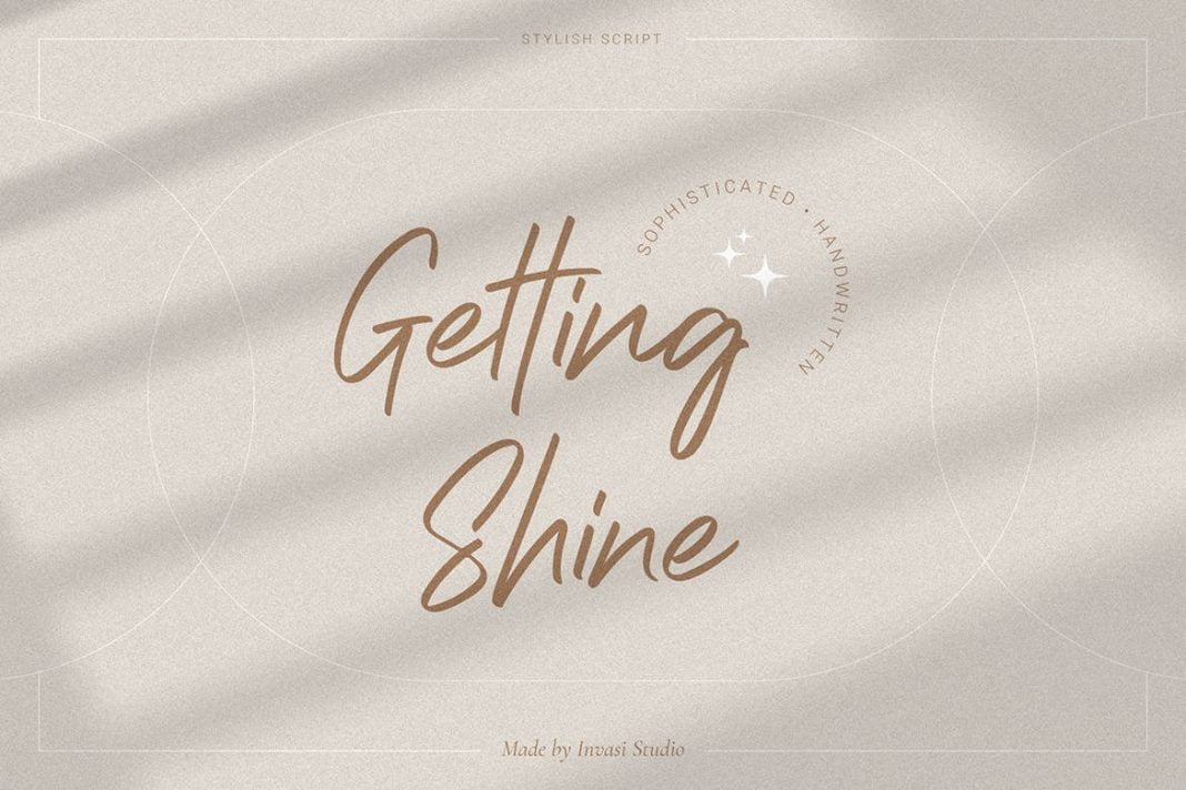 Getting Shine - Stylish Script