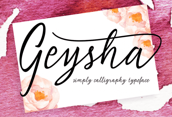 Geysha Script Font