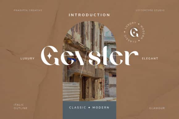 Geyster Serif Font