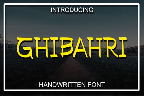 Ghibahri Font