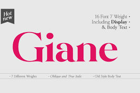 Giane font