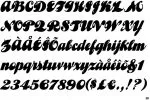 Gibson Girl JF - Funky Retro Typeface Font