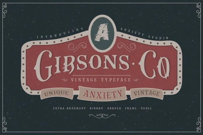 Gibsons Co Font Family Font