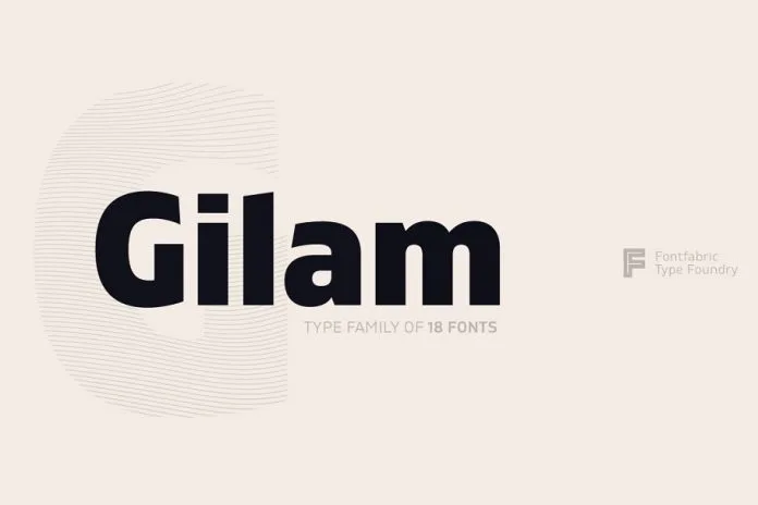 Gilam font Cyrillic