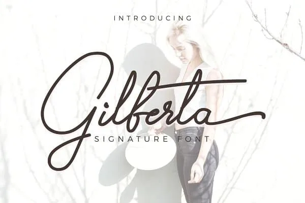 Gilberta Signature Font