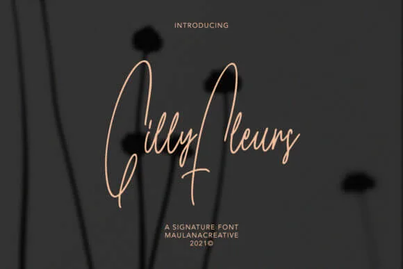 Gilly Fleurs Font