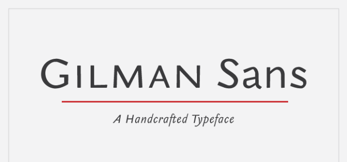 Gilman Sans Font Family