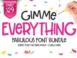 Gimme Everything Font Bundle