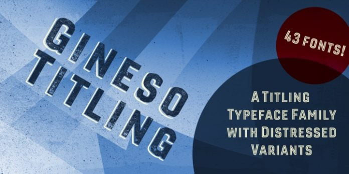 Gineso Titling Font