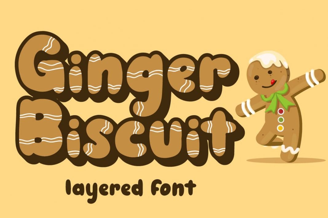 Ginger Biscuit - Christmas Font