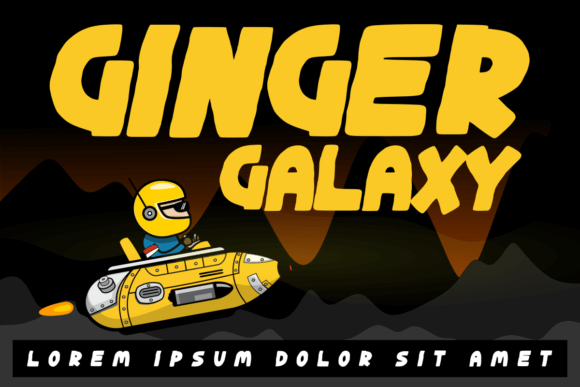 Ginger Galaxy Font