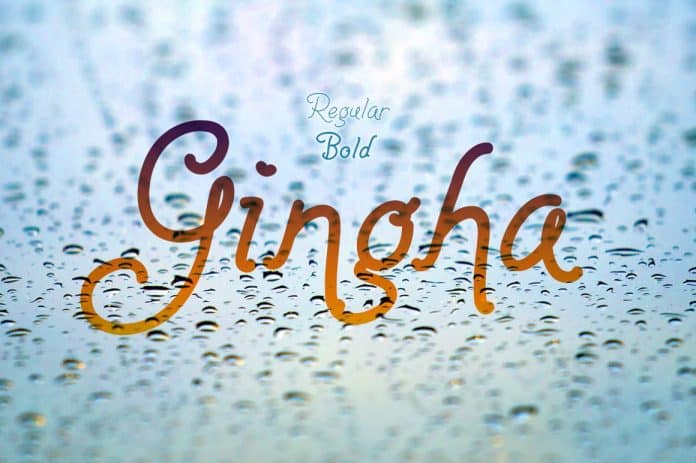 Gingha A Curly Font
