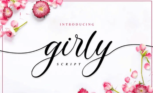 Girly - Lovely Script