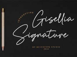 Gisellia Signature Font