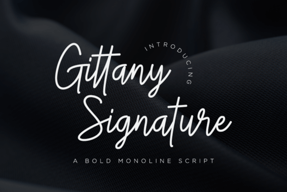 Gittany Signature Font