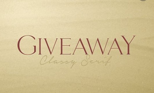 Giveaway Font