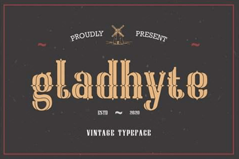 Gladhyte Font