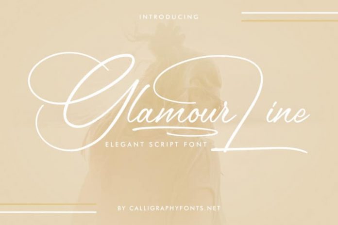 Glamour Line Font