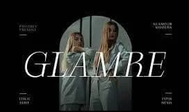 Glamre - Elegant Modern Glamour Italic Serif