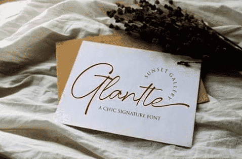 Glantte Font