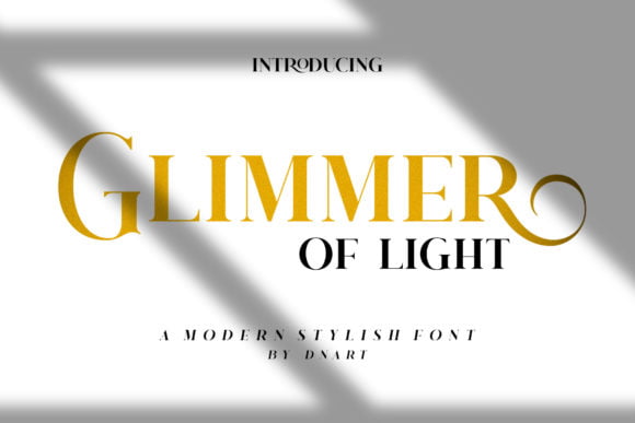 Glimmer of Light Font