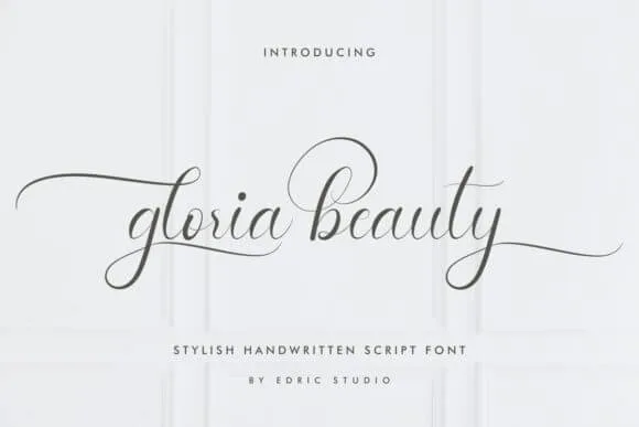 Gloria Beauty Font