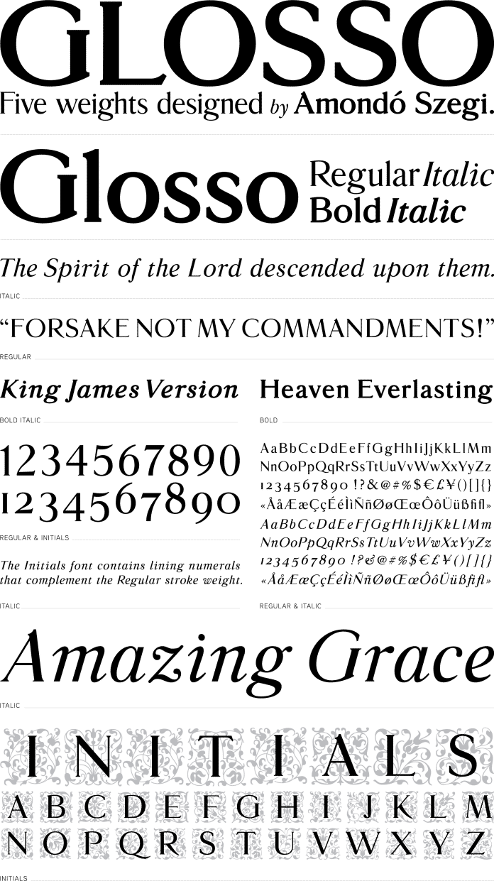 Glosso - T26 - Amondó Szegi Font