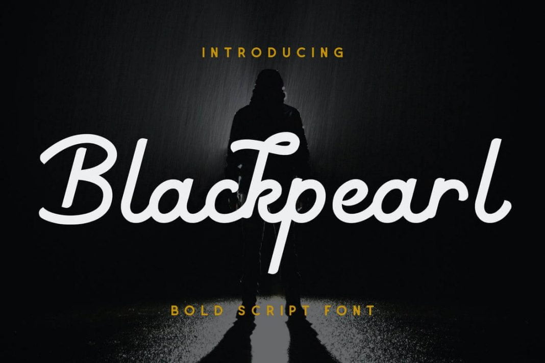 Blackpearl - Monoline Script Font