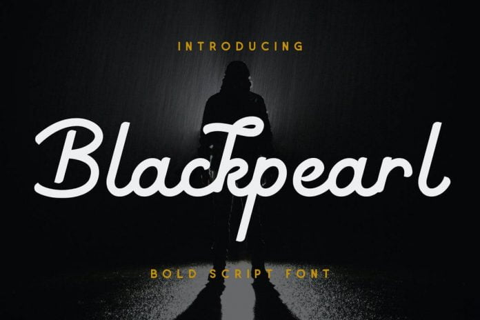 Blackpearl - Monoline Script Font