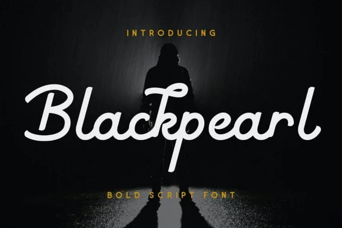 Blackpearl - Monoline Script Font