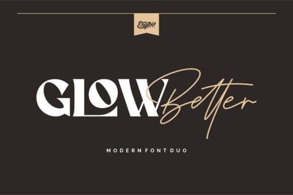 Glow Better Font