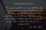 Glowing Signature Font