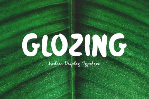 Glozing Font