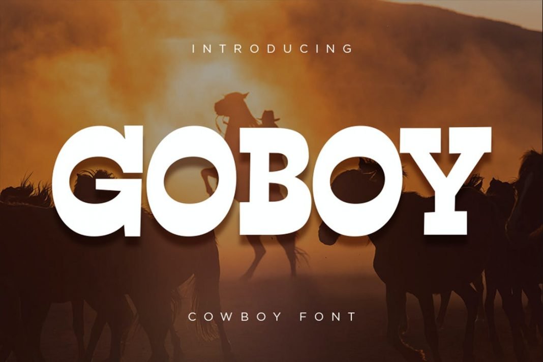 Go Boy - Cowboy Font