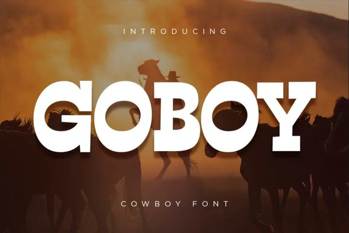 Go Boy - Cowboy Font