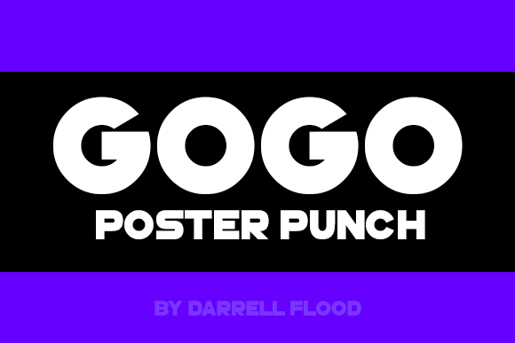 GoGo Poster Punch Font