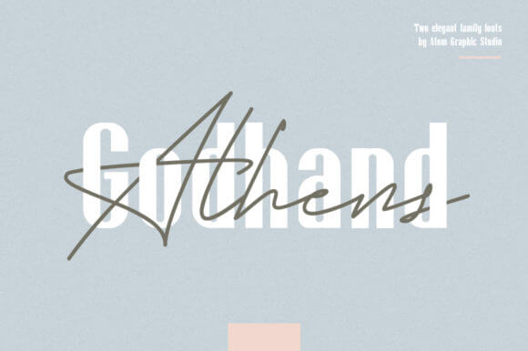 Godhand Athens Family Font