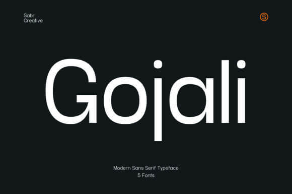Gojali Font
