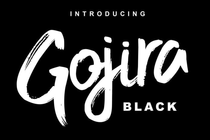 Gojira Black Font