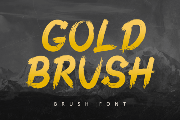 Gold Brush Font