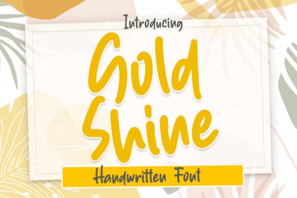 Gold Shine Font
