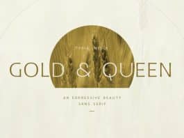 Gold and Queen - Beauty Feminine Branding Font