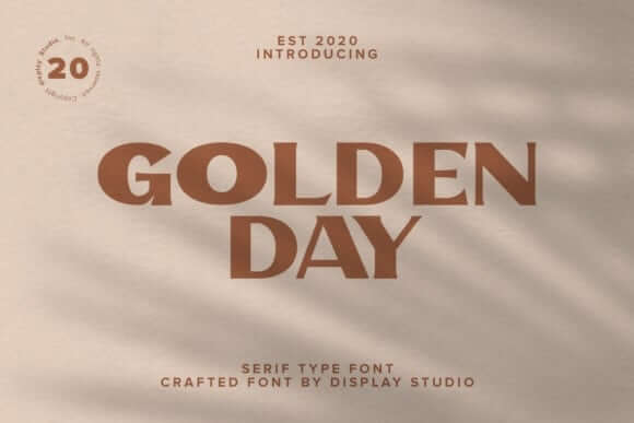 Golden Day Font