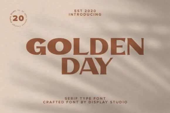 Golden Day Font