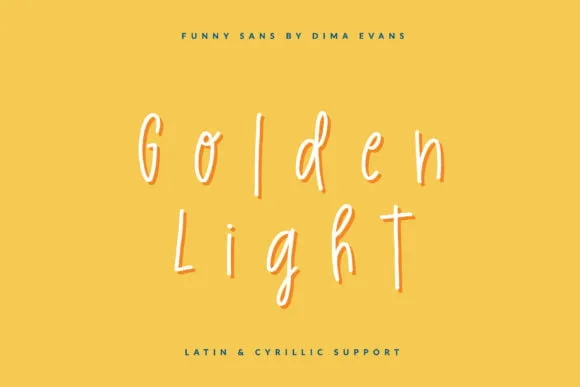 Golden Light Font